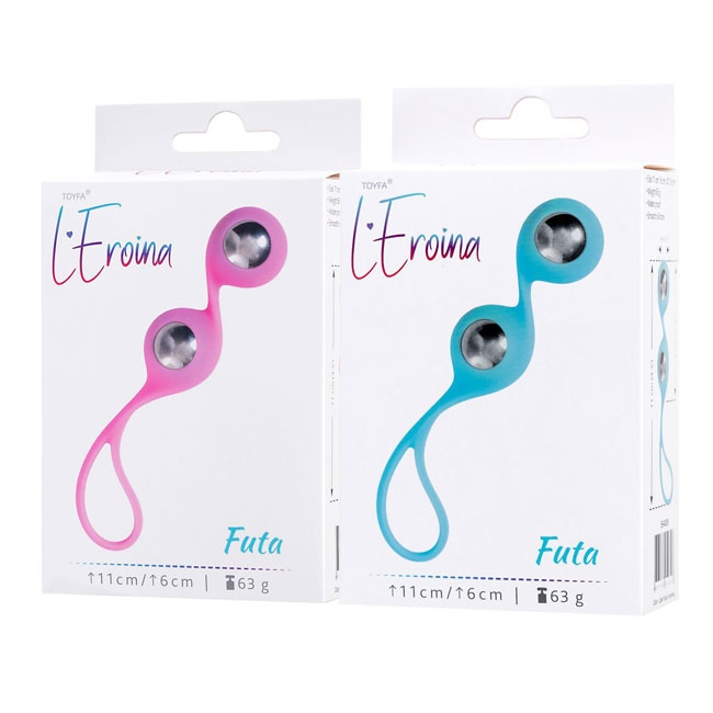 Вагинальные шарики Toyfa A-Toys Pleasure Balls Trot, голубой 0T-00009602 - TOYFA - Вагинальные шарики с переменным центром тяжести - Купить
