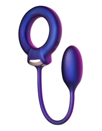 Виброкольцо с анальным шариком Eclipse